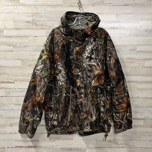Game Winner Camouflage 4 Pocket Zip and Button-Up Men's Jacket